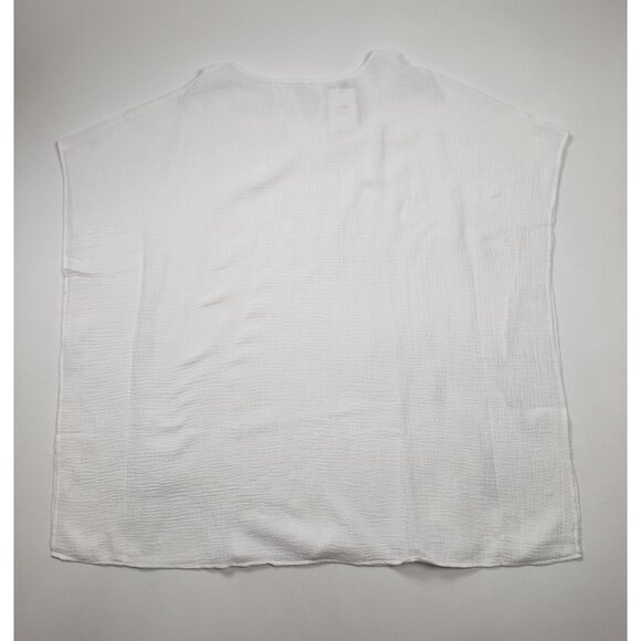 Andie Swim The Magdalena Kaftan Size S/M White Cotton Gauze Lightweight Cover-Up - Picture 13 of 16